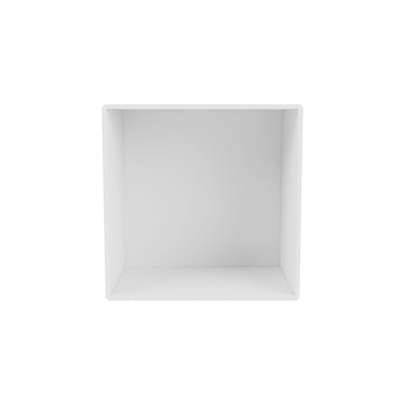 Rangement mural Montana Mini 1001 bois blanc / Ouvert - 35 x 35 x P 25 cm - MONTANA