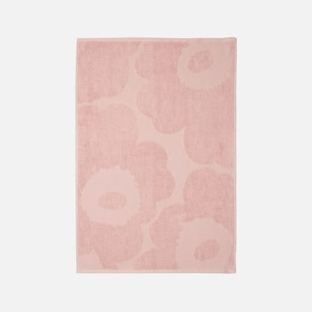 Serviette de toilette Unikko tissu rose / 50 x 70 cm - Marimekko