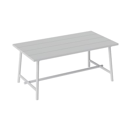 Table rectangulaire Fred's métal gris / 170 x 90 cm - 6 personnes - Fatboy