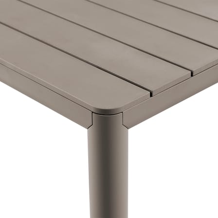 Tevere Extending table composite material beige / 211-275 x 100 cm - NARDI