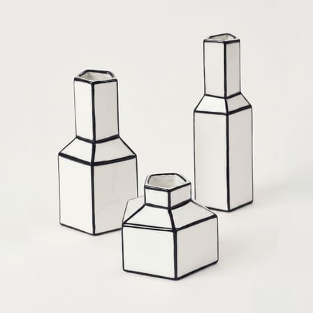 Vase Carte Blanche céramique blanc / Small - Ø 5,8 x H 8,5 cm - Serax