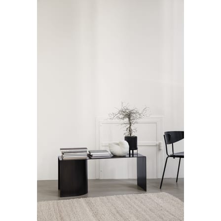 Vaso per fiori Bau Small metallo nero / Ø 18 cm - Metallo - Ferm Living