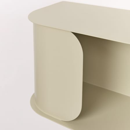 Wandmontierter Nachttisch Steel metall grün / L 40 cm - NOBODINOZ