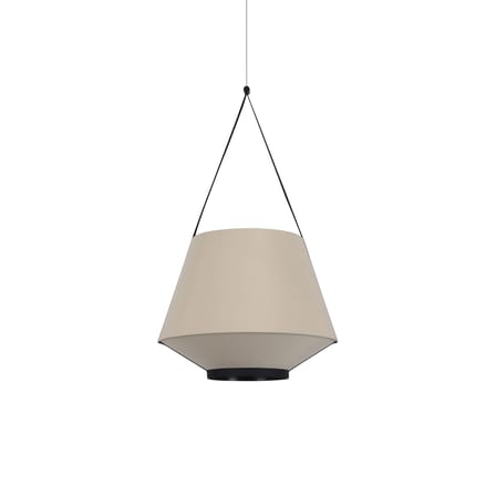 Suspension Carrie Small tissu beige / Ø 45 x H 82 cm - Lin / Seconde vie - Forestier