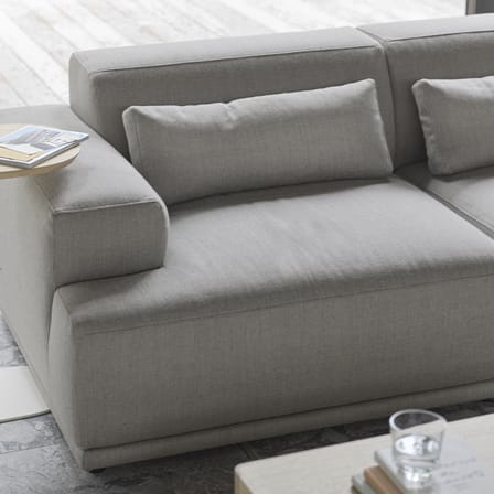 Accessoire / Coussin lombaires pour canapé Connect Soft - 64 x 26 cm - Muuto
