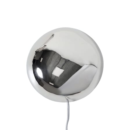 Applique con presa Orb metallo argento - HK LIVING