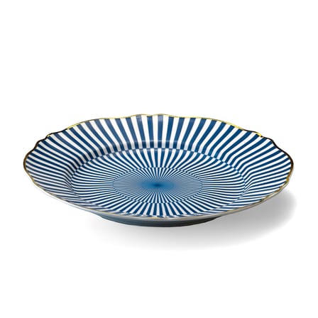 Assiette Arcano céramique bleu blanc / Ø 26,5 cm - Bitossi Home