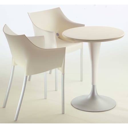 Fauteuil empilable Dr. No plastique blanc / Philippe Starck, 1997 - Kartell