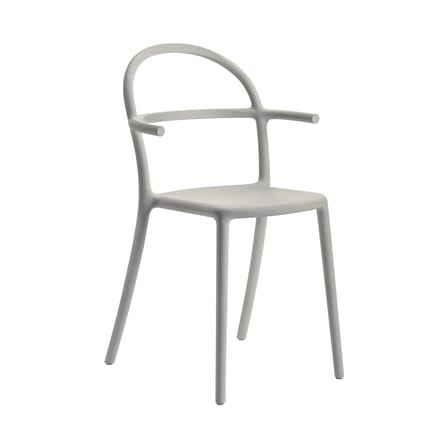 Fauteuil empilable Generic C plastique gris - Kartell