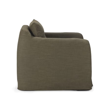 Fauteuil rembourré Weave tissu vert - Ethnicraft