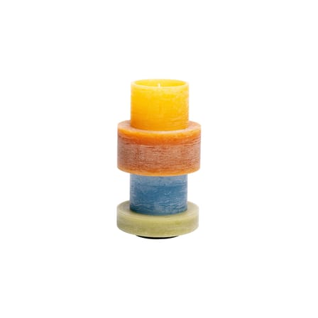 Kerze Candl Stack 04 wachs bunt / 4 stapelbare Module - Verbrennung 110 Stunden - STAN EDITIONS