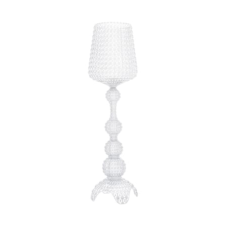 Lampadaire d'extérieur Kabuki Outdoor plastique transparent / LED - H 165 cm - Kartell