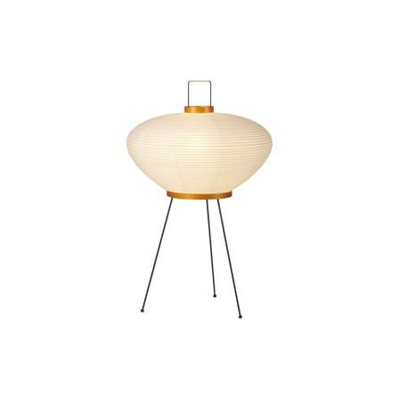 Lampe de table Akari 9A papier beige /Isamu Noguchi, 1951 - Ø 44 x H 69 cm - Vitra