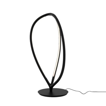Lampe de table Arrival LED métal noir / Aluminium - H 66 cm - Artemide