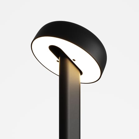 Lampe de table NOD LED métal noir / H 25 cm - TIPTOE