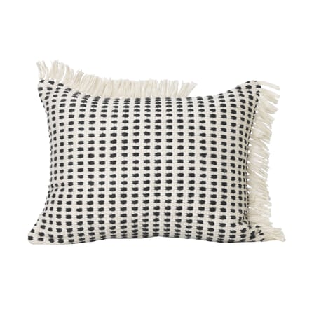Way Outdoor cushion textile blue / 70 x 50 cm - Recycled plastic bottles - Ferm Living