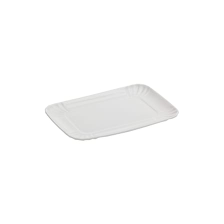 Plateau Estetico Quotidiano céramique blanc / Medium - 18 x 27 cm - Seletti