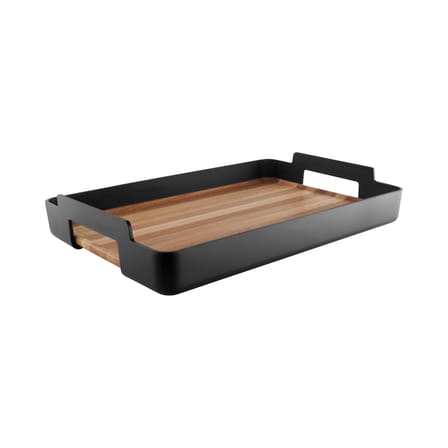 Plateau Nordic Kitchen bois noir / 50 x 34 cm - Eva Trio