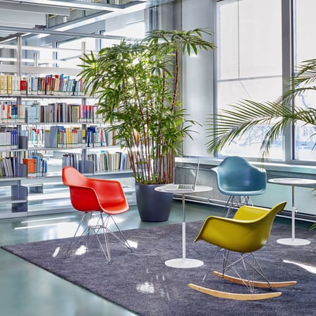 Rocking chair RE RAR - Eames Plastic Armchair plastique jaune / (1950) - Recyclé - Vitra