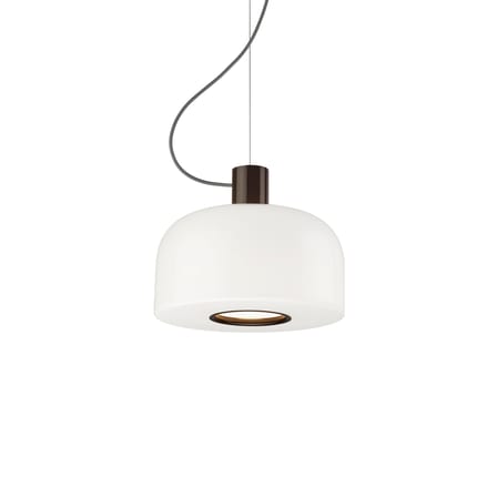Suspension Bellhop Glass S1 / Ø 33 x H 18,5 cm - Flos