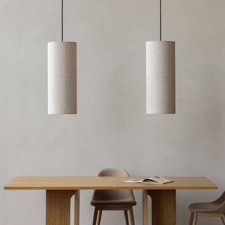 Suspension Hashira tissu beige / Ø 18 x H 60 cm - Lin - Audo Copenhagen