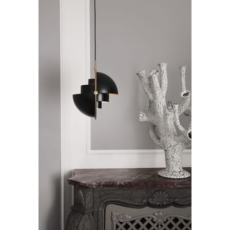 Suspension Multi-Lite Large métal noir / Ø 36 cm - Modulable & orientable / Réédition 1972 - Gubi