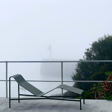 Transat fixe Palissade métal vert / Bouroullec, 2016 - Hay