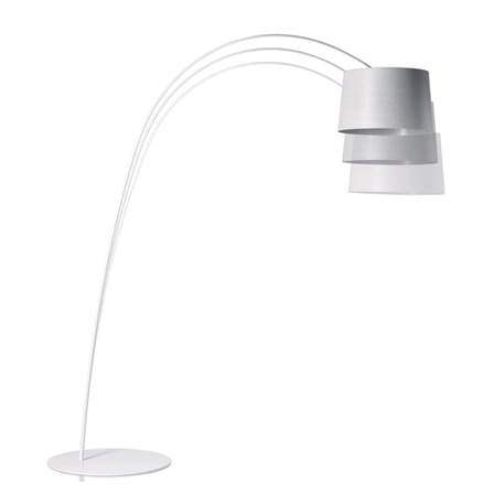 Lampadaire Twiggy LED blanc /  H 195 à 215 cm - Foscarini
