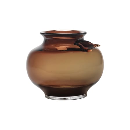 Vase Perch verre marron / Small - Ø 24 x H 20 cm - Serax