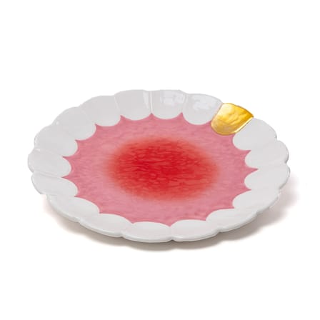 Assiette de présentation Teeth céramique rose / Ø 33 cm - Seletti