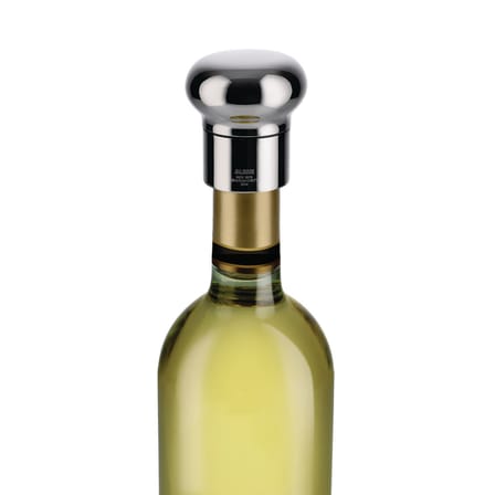 Bouchon de bouteille Noè métal / Pour bouteille de vin - Alessi