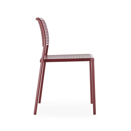 Chaise empilable Audrey plastique rouge - Kartell