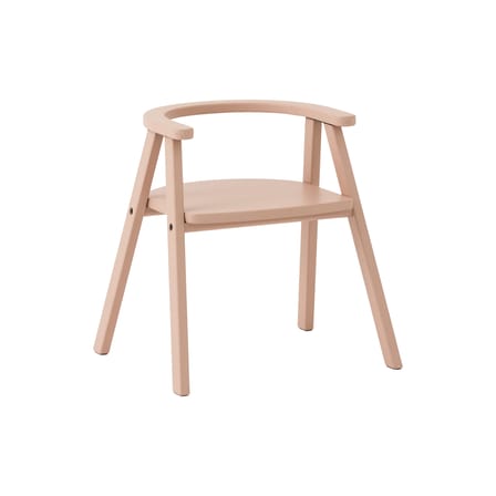 Chaise enfant Growing Green bois rose - NOBODINOZ
