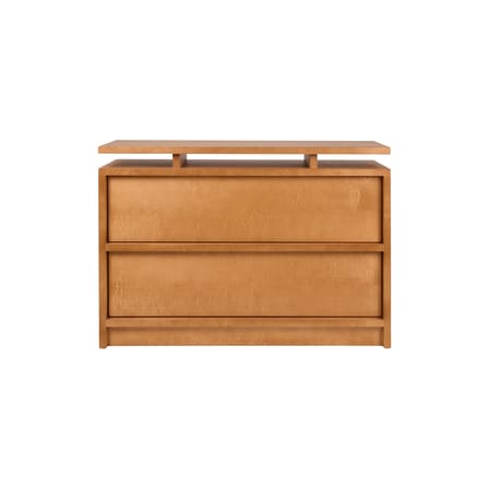 Commode Ratio bois naturel / L 100 x P 35 x H 70 - Frama 
