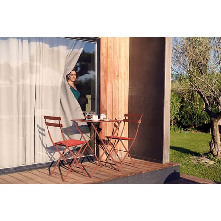 Coussin d'assise  tissu vert / Pour chaise Bistro - Fermob