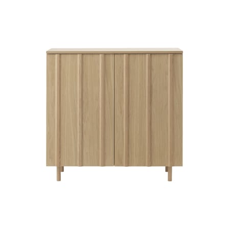 Rib Dresser natural wood / L 98.5 x H 96.5 cm - Normann Copenhagen