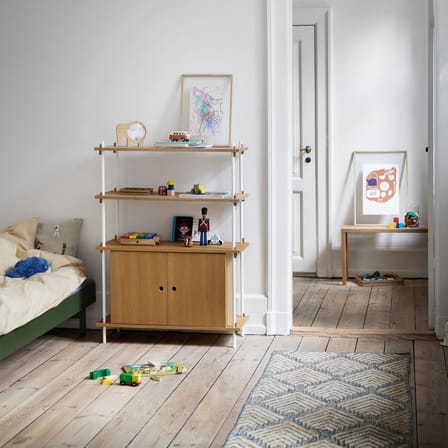 Étagère Shelving System – s.115.1.B bois naturel / L 85 x H 115 x Prof. 35 cm - MOEBE