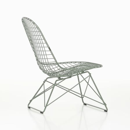 Fauteuil lounge Wire Chair LKR métal vert / Charles & Ray Eames, 1951 - Vitra