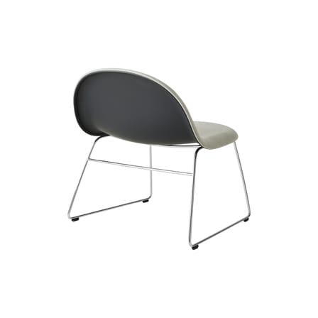 Fauteuil bas 3D Lounge tissu vert - Gubi