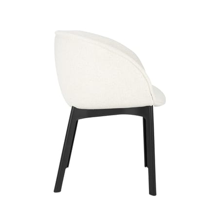 Fauteuil rembourré Charla tissu blanc / Tissu bouclé - Kartell