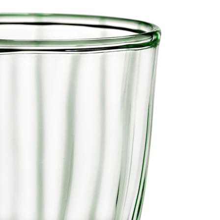 Glas Yam 02 glas grün / Set von 4 - Serax