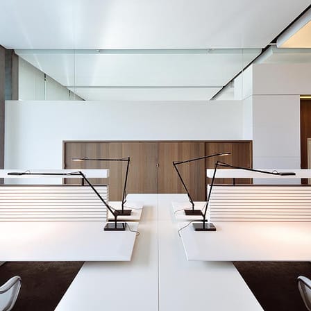 Lampe de table Kelvin LED Green métal noir / Avec économiseur d'énergie - Flos