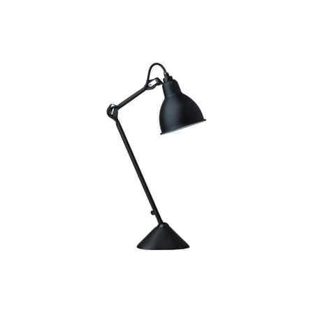 Lampe de table N°205 métal noir / Lampe Gras - Réédition 1921 - DCW éditions
