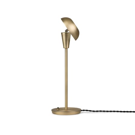 Lampe de table Tiny Long or métal / H 42 cm - Orientable - Ferm Living