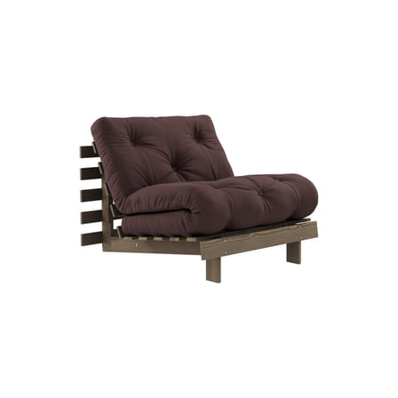 Fauteuil convertible Roots / Dormeuse & lit d'appoint - 3 positions / Structure marron - KARUP DESIGN