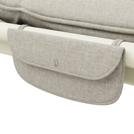 Sunbun Reclining deckchair textile grey / Mattresses included - Fatboy