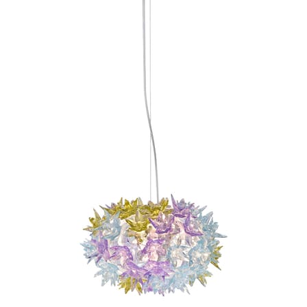 Suspension Bloom Bouquet plastique violet / Small Ø 28 cm - Kartell