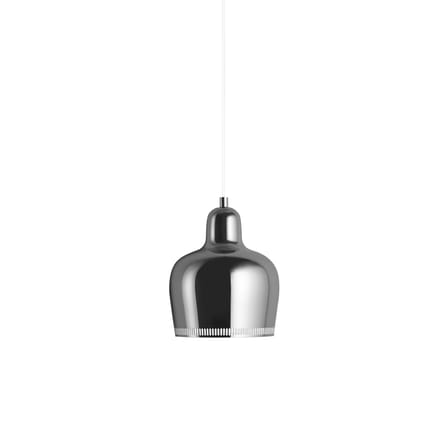 Suspension Golden Bell A330S métal argent / Alvar Aalto, 1937 - ARTEK