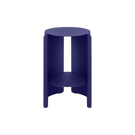 Table d'appoint Wa métal bleu / Ø 32 x H 50 cm - NOO.MA