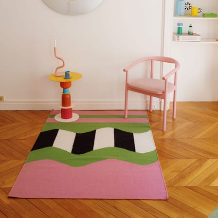 Tapis Vertigo / 180 x 120 cm - Tissé main - COLORTHERAPIS